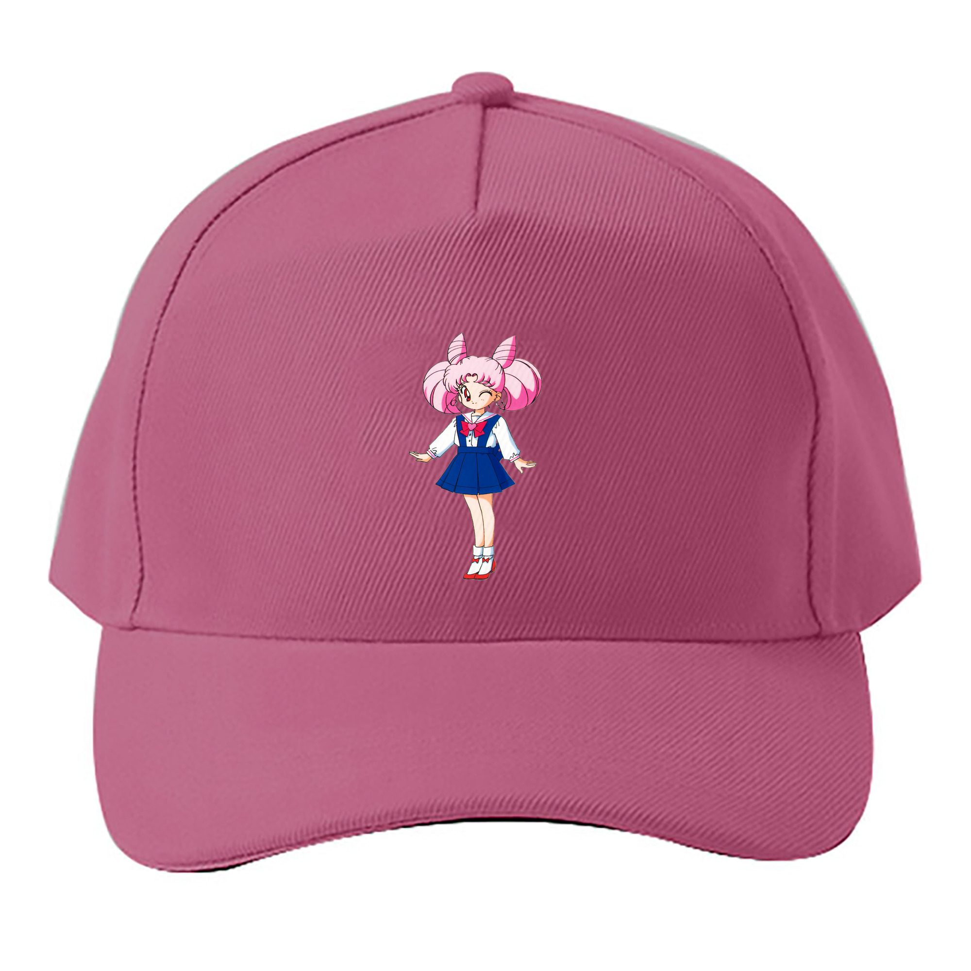 （画像用） 美少女戦士セーラームーン ちびうさ Sailor Moon Chibiusa Tsukino Usagi Small Lady Serenity ベースボールキャップ 綿100％ 男女兼用 帽子 スポーツ